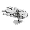 MetalEarth: STAR WARS MILLENNIUM FALCON 7.13x5.55x4.56cm, modello in metallo 3D con 2 fogli, su carta 12x17cm, 14+