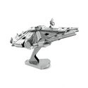 MetalEarth: STAR WARS MILLENNIUM FALCON 7.13x5.55x4.56cm, modello in metallo 3D con 2 fogli, su carta 12x17cm, 14+