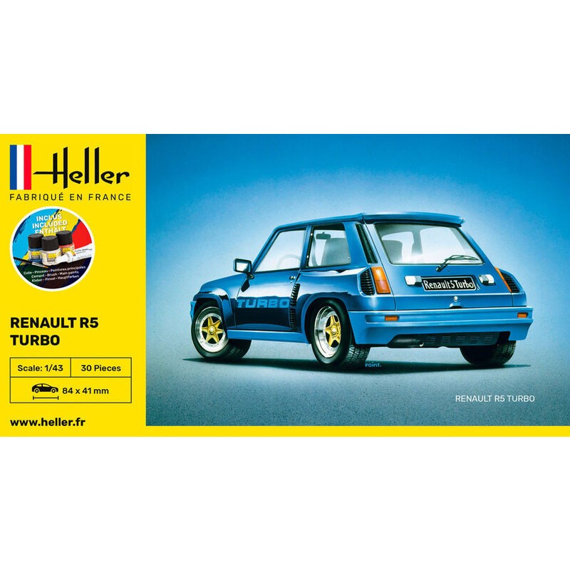 Heller STARTER KIT Renault R5 Turbo