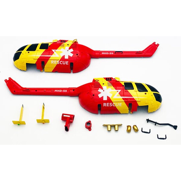 Elicotteri rc Mhdfly C 400 RESCUE Quadripale nel 1001hobbies (Ref.706104)