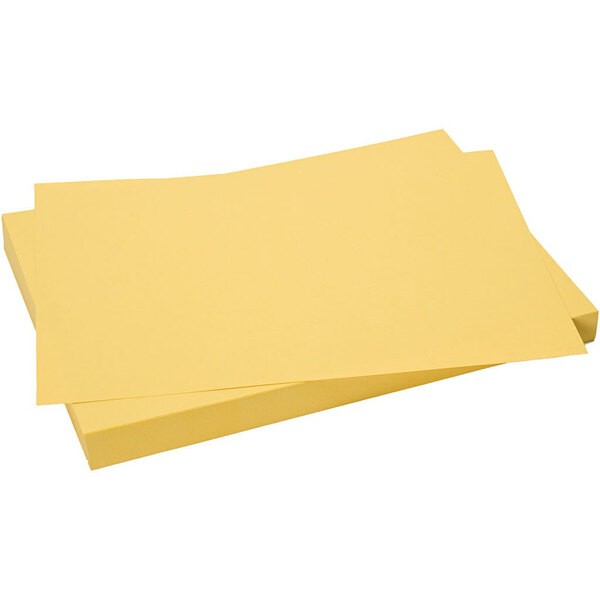 Cc hobby Cartoncino colorato, giallo sole, 50x70 cm, 270 gr