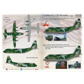  Decalcomania Lockheed C-130 Ercole. Parte 11. C-130 E (68-10935)