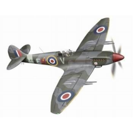 Kit modello Supermarine Spitfire Mk.21. The Mk.21 was the last war time version produced and also the first featuring new wing t