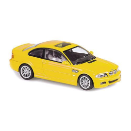 Automodello Bmw m3 (e46) coupé giallo 2001