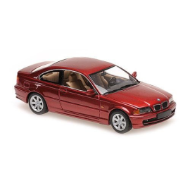 Automodello Bmw 3 coupé (e46) rosso met 1999