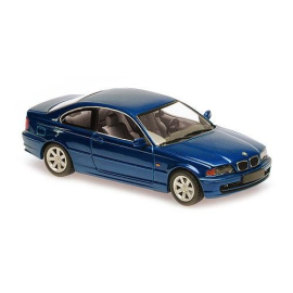 Automodello Bmw 3 coupé (e46) blu met 1999