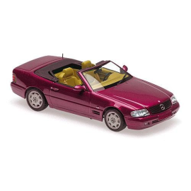 Automodello Merc.sl (r129) rosso 1999