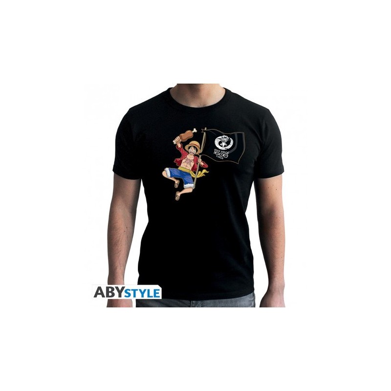 Abystyle ONE PIECE - Maglietta Luffy 1000 Logs uomo MC ne