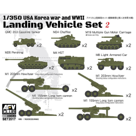 Kit Modello USA Landing Vehicle Set 2 Guerra di Corea e WW2Nuovi strumenti