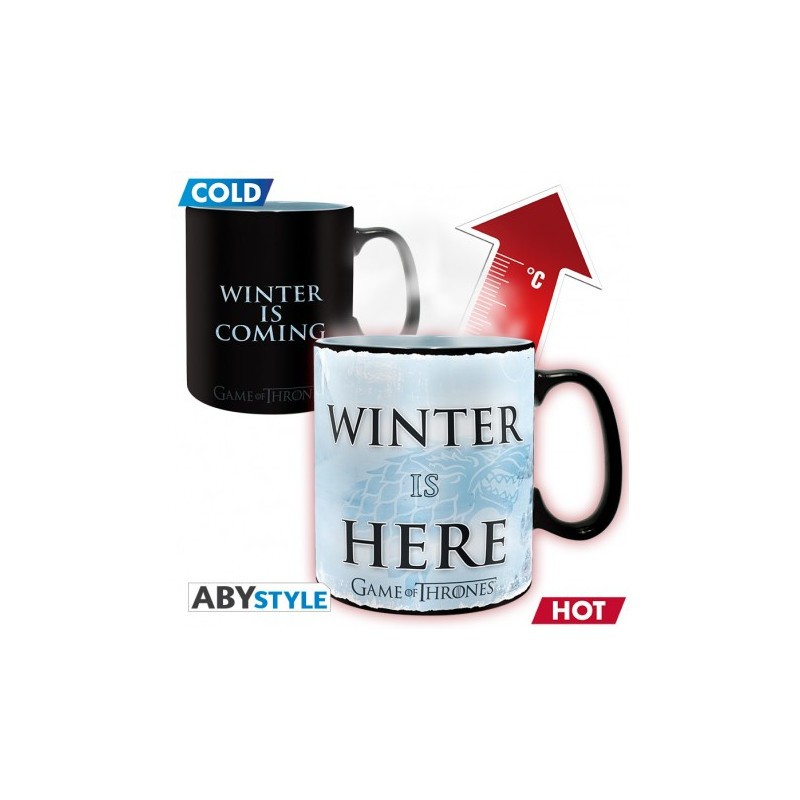 Game Of Thrones: - Winter Is Here Mug Heat Change 460 ml / Tazza