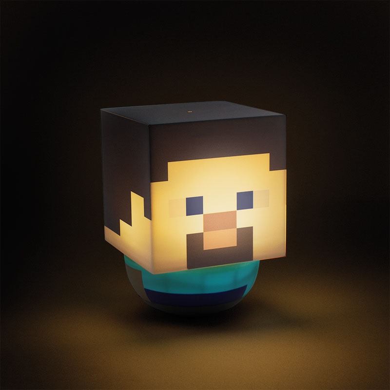 Lampada Minecraft - Steve