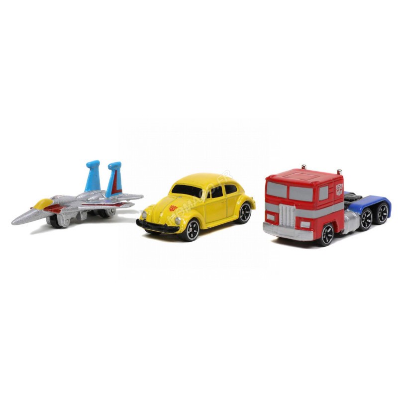 Automodello Jada toys SET DI 3 NANO AUTO TRANSFORMERS SERIE NV-4