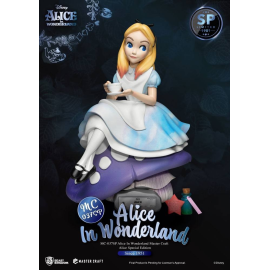 Pack 2 Statuette Alice Nel Paese Delle Meraviglie Candy Color Special  Edition - Mini Disney D-Stage