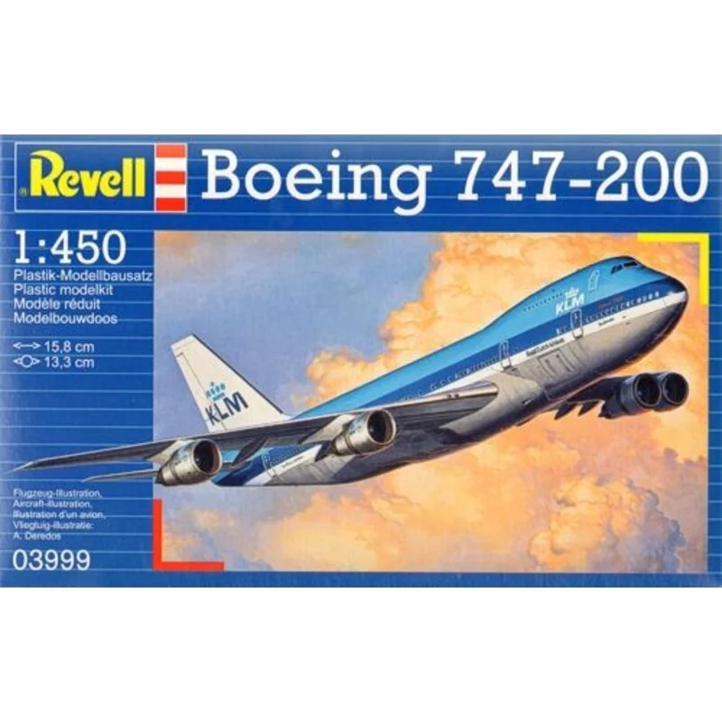 Revell- Boeing 747-400 Lufthansa Kit di Montaggio, Colore Bianco