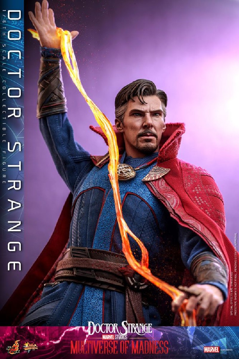 Action figure Hot toys Doctor Strange nel multiverso della follia Movie M