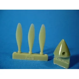 Mikoyan MiG-3 Propeller set (per i kit modello da Trumpeter)