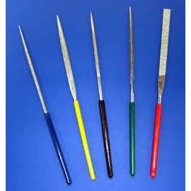 Mini Diamond File Set. 5 different shaped files ideal for small plastic models projects.