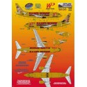 Decalcomania Boeing 737-300 WP Western Pacific N956WP Sam′s Town 2 includes photo etch parts. Designed to fit Skyline kit SKY440