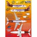 Decalcomania Boeing 737-300 WP Western Pacific N950WP Stardust Las Vegas includes photo etch parts. Designed to fit Skyline kit 