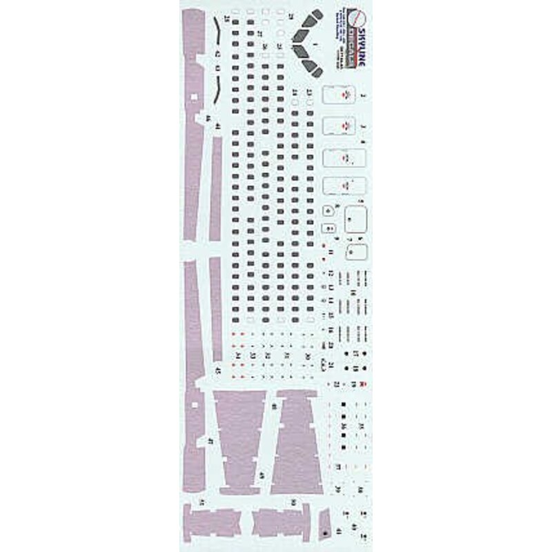 Decalcomania BAe 146/RJ85 Windows Stencilling Doors etc