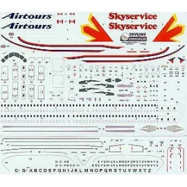 Decalcomania Airbus A320/Airbus A321 SKYSERVICE CANADA Any registration