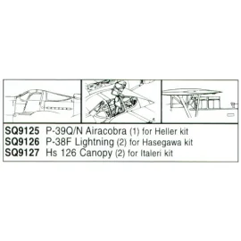 Bell P-39Q/N Airacobra x 1 (per i kit modello da Heller)