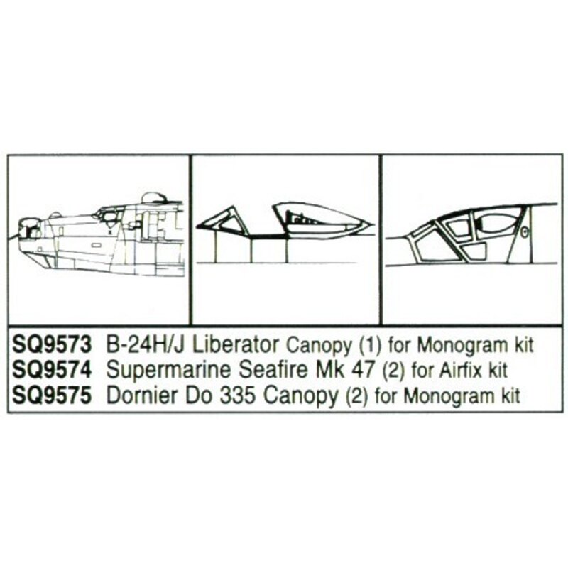 Supermarine Seafire Mk.47 x 2 (per i kit modello da Airfix)