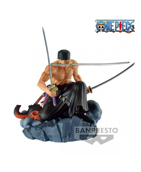 Figurina Bandai One Piece Roronoa Zoro Dxf Grandline Men Vol.3 17c