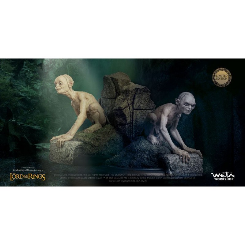 Weta collectibles Statuette del Signore degli Anelli Gollum & Sméago