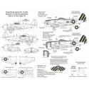 Decalcomania Republic P-47N Thunderbolt (2) No 86 73FS ′Mad Russian′ 19FS ′Honolulu Tina/Moki′ Lt Robt Thurston. Both 318FG yell