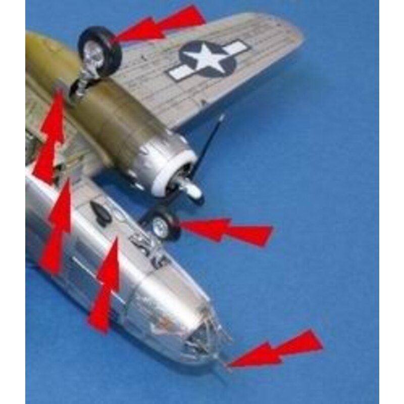 North American B-25J exterior (per i kit modello da Revell)