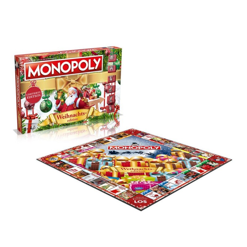 Winning moves Gioco da tavolo monopolio Weihnachten *GERMAN*