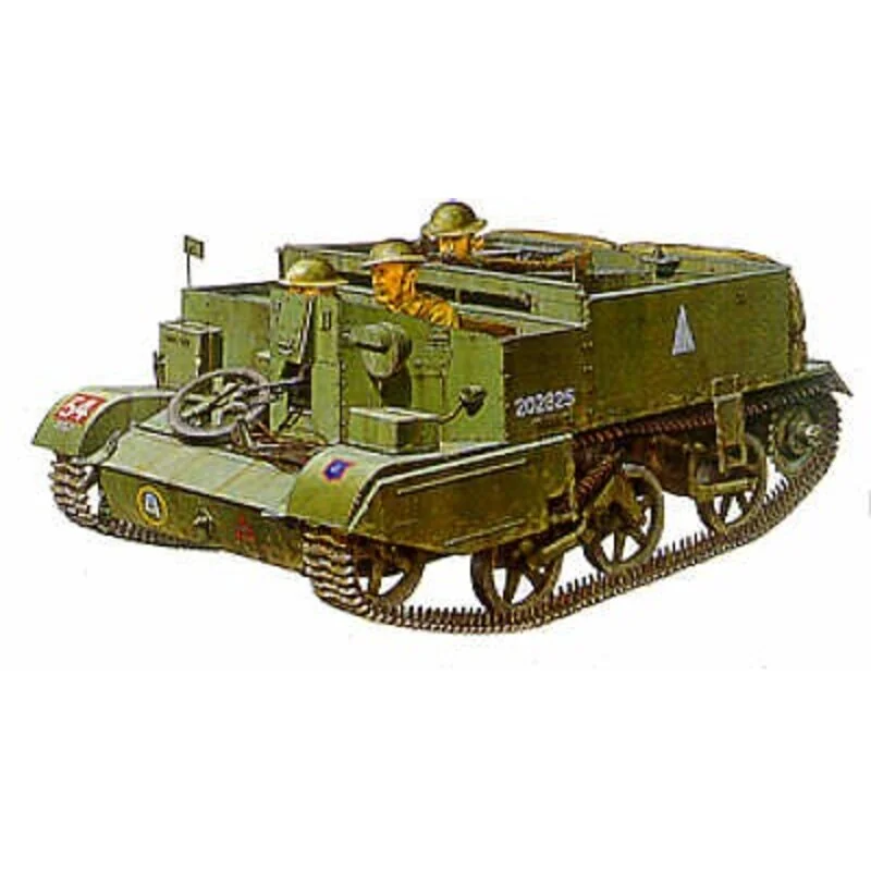 <p>Kit Modello</p> Universal (Bren) Carrier Mk.II with 3 crew figures