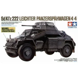 Sd.Kfz.222 Armoured Car with Photo-Etched & aluminium Gun Barrel