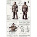 Bundeswehr Tank Crewmen. 1 standing & 1 top half driver figure