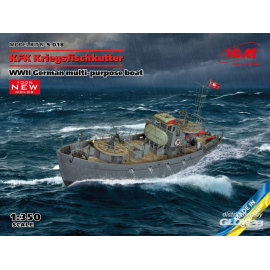 Kit modello KFK Kriegsfischkutter, barca multiuso tedesca della seconda guerra mondiale (100% nuovi stampi)