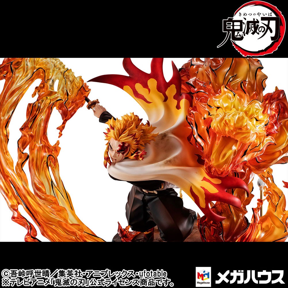 Aurabeam Rengoku Kyojuro Demoni Cacciatore Demons Slayer Portachiavi Anime  Giapponese & Manga Figura Ciondolo Anello Regalo, Multicolore rosso giallo,  Taglia unica : : Moda