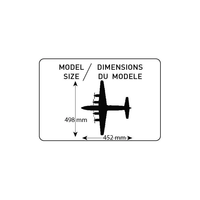 Douglas DC-6B Super Cloudmaster. Decals Scandinavian and UTA