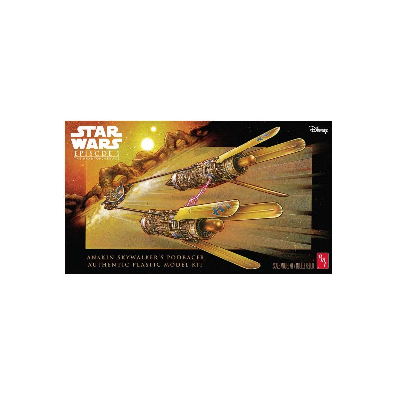  Modello fantascientifico in plastica STAR WARS Pod racer di Anakin 1:32