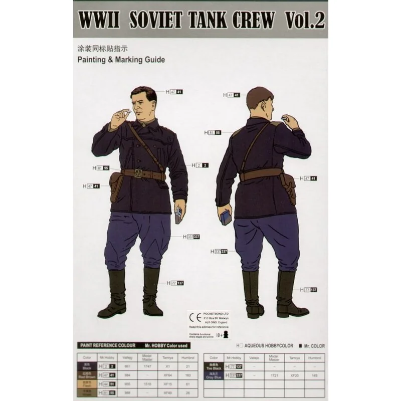 WWII Soviet Tank Crew Figure