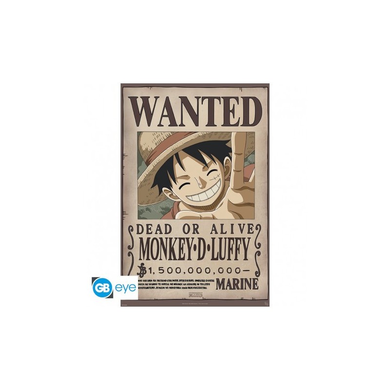  ABYstyle - ONE Piece - Poster Wanted Zoro New (91.5x61