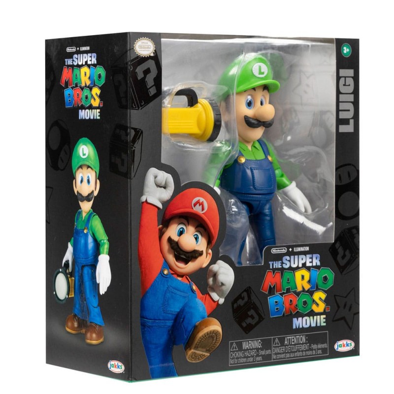 Figurina Jakks pacific Super Mario Bros. il film Luigi 13 cm