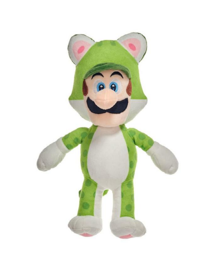 SUPER MARIO 3D LAND - Gatto Luigi - Peluche 25cm