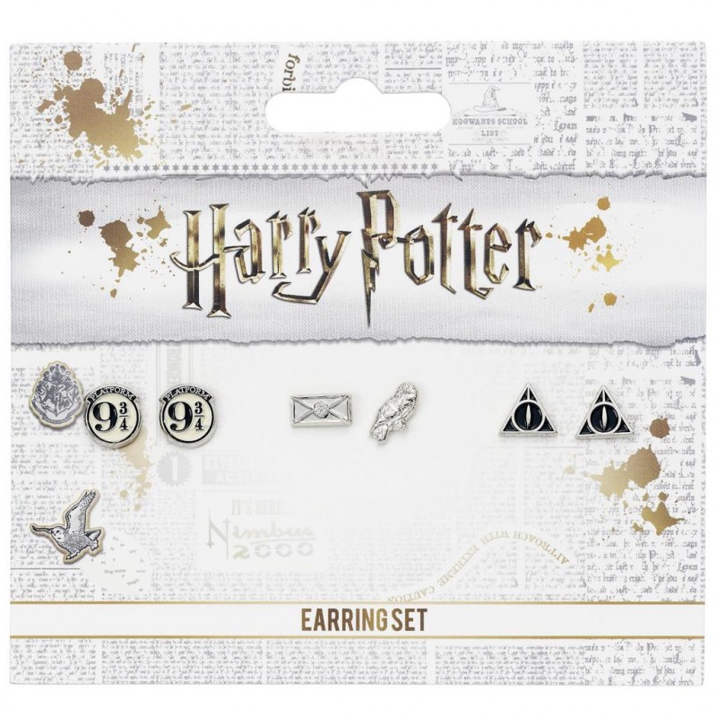 Gioiello Carat shop, the HARRY POTTER - Set di 3 Orecchini