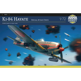  Kit modello di aereo in plastica Ki-84 Hayate 1:72 Special Attack