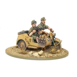 Motocicletta e sidecar di Afrika Korps Kradschutzen