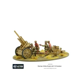 Afrika Korps LeFH 18 10.5cm Artiglieria media