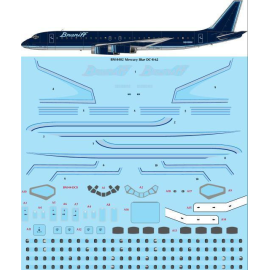  Boeing 727-200 blu mercurio ultra