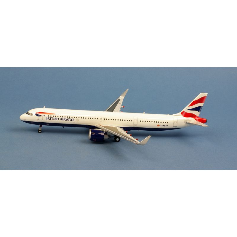 Modellino aereo - già assemblato British Airways Airbus A321neo – G-NEOY