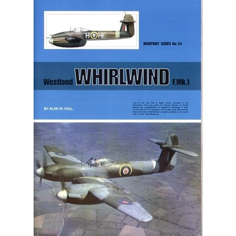 Libro Westland Whirlwind fighter (Hall Park Books Limited)